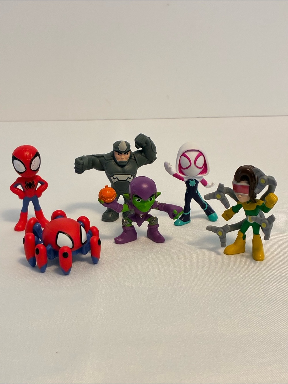 Marvel Spidey And His Amazing Friends Action Figures Cake Toppers Set Of 6